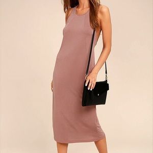Lulus Mauve Midi Dress